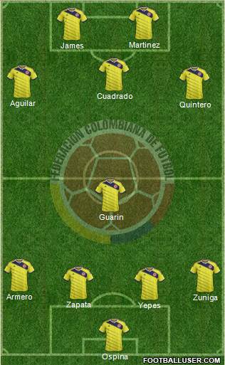 Colombia Formation 2014