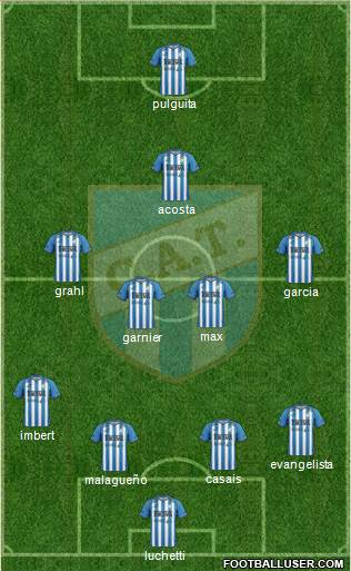 Atlético Tucumán Formation 2014