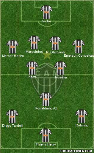 C Atlético Mineiro Formation 2014