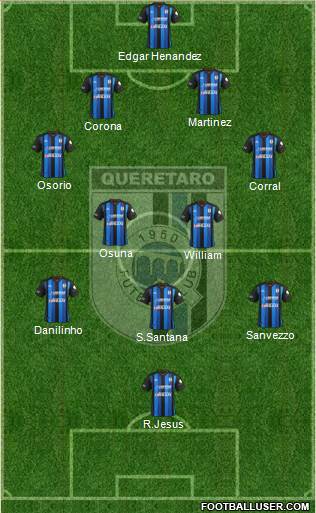 Club de Fútbol Gallos Blancos Formation 2014