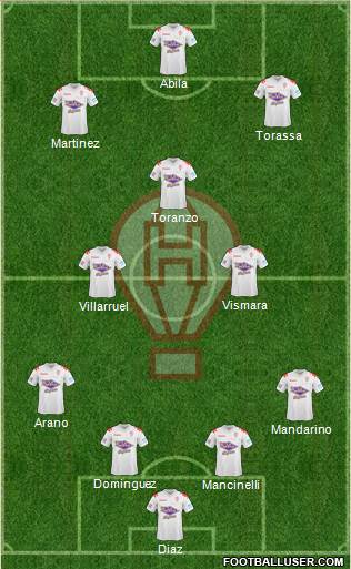 Huracán Formation 2014