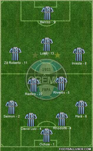 Grêmio FBPA Formation 2014