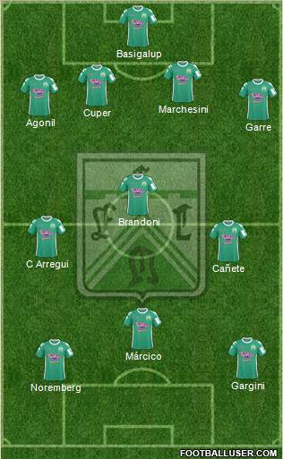 Ferro Carril Oeste Formation 2014