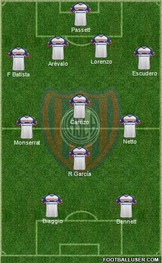 San Lorenzo de Almagro Formation 2014