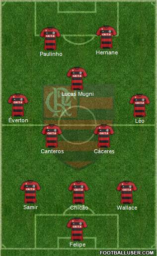 CR Flamengo Formation 2014