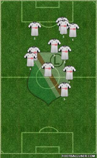 Legia Warszawa Formation 2014