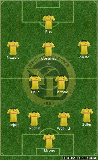 BSC Young Boys Formation 2014