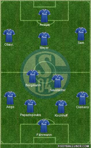 FC Schalke 04 Formation 2014