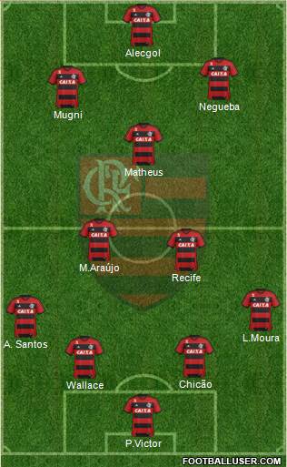 CR Flamengo Formation 2014