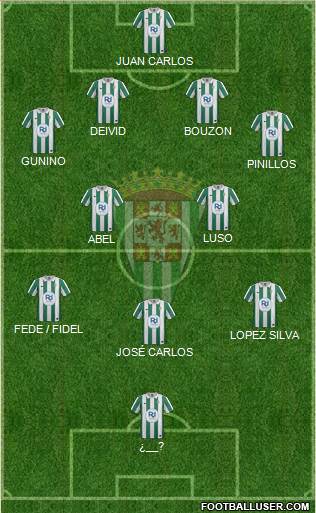 Córdoba C.F., S.A.D. Formation 2014