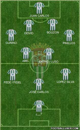 Córdoba C.F., S.A.D. Formation 2014