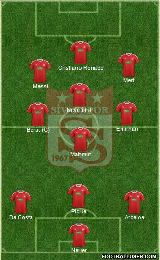 Sivasspor Formation 2014