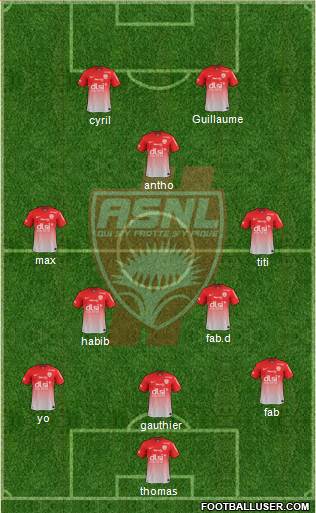 A.S. Nancy Lorraine Formation 2014