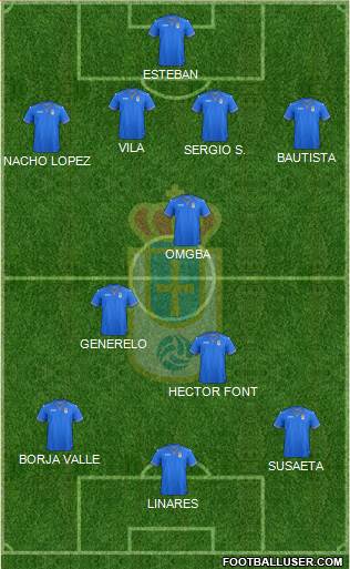 Real Oviedo S.A.D. Formation 2014