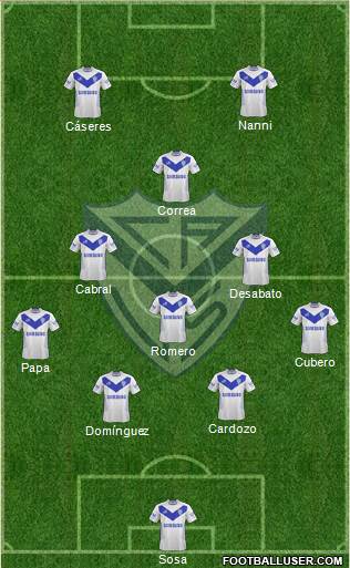 Vélez Sarsfield Formation 2014