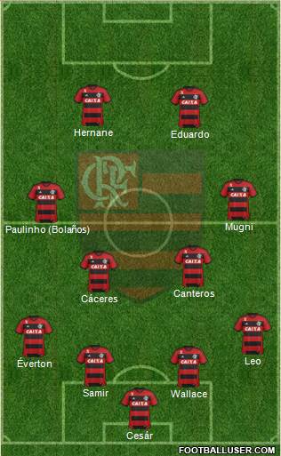 CR Flamengo Formation 2014