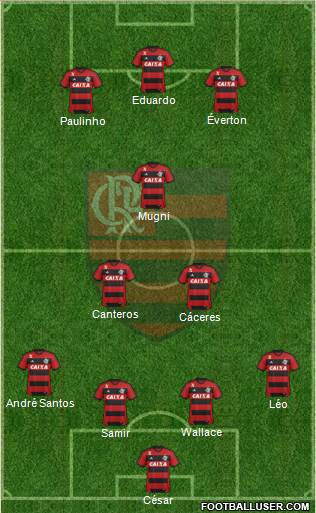 CR Flamengo Formation 2014