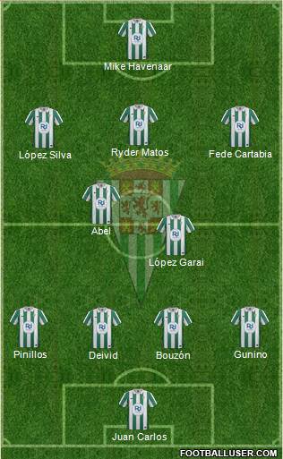 Córdoba C.F., S.A.D. Formation 2014