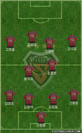 Pohang Steelers Formation 2014