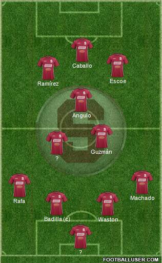 CD Saprissa Formation 2014