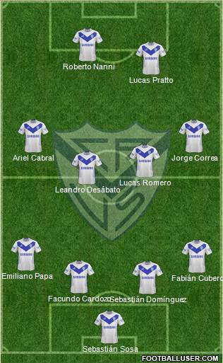 Vélez Sarsfield Formation 2014