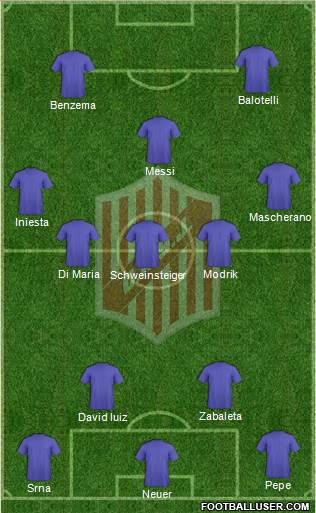 9 de Julio Formation 2014