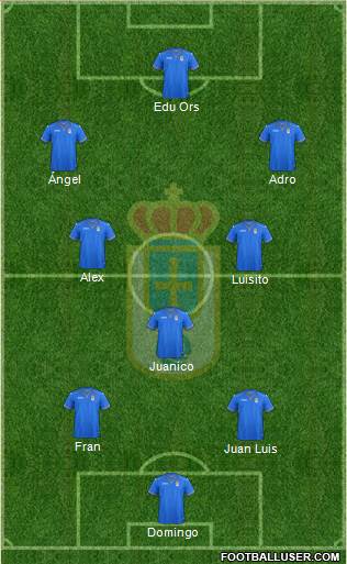 Real Oviedo S.A.D. Formation 2014