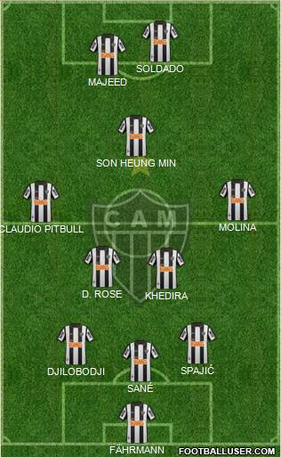 C Atlético Mineiro Formation 2014