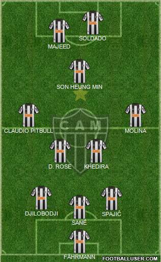 C Atlético Mineiro Formation 2014