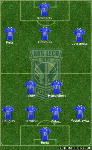 Lech Poznan Formation 2014