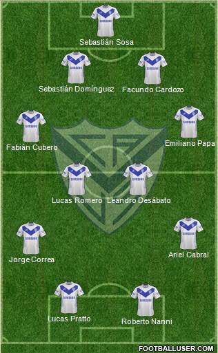 Vélez Sarsfield Formation 2014