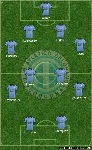 Belgrano de Córdoba Formation 2014