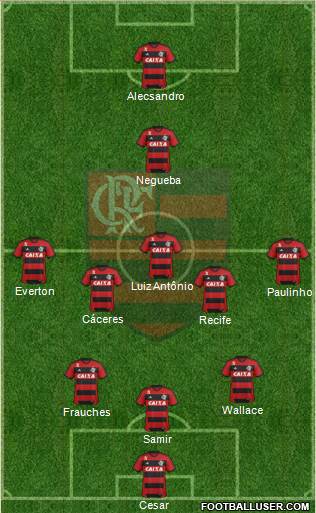 CR Flamengo Formation 2014