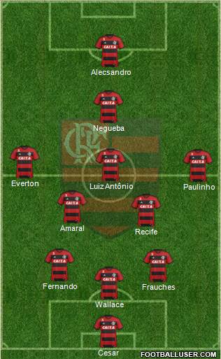 CR Flamengo Formation 2014