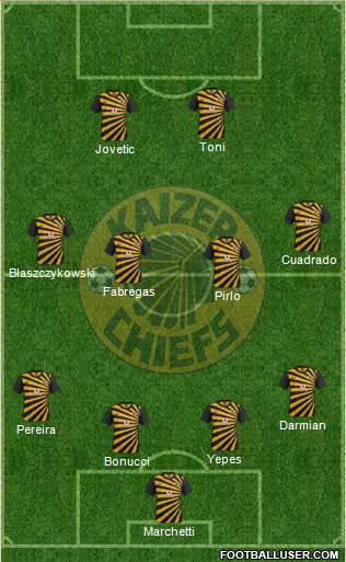 Kaizer Chiefs Formation 2014