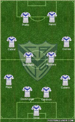 Vélez Sarsfield Formation 2014