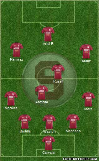 CD Saprissa Formation 2014