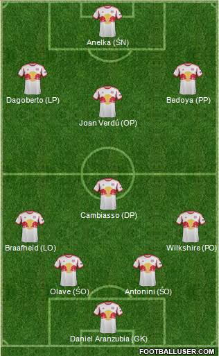 New York Red Bulls Formation 2014