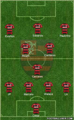 CR Flamengo Formation 2014