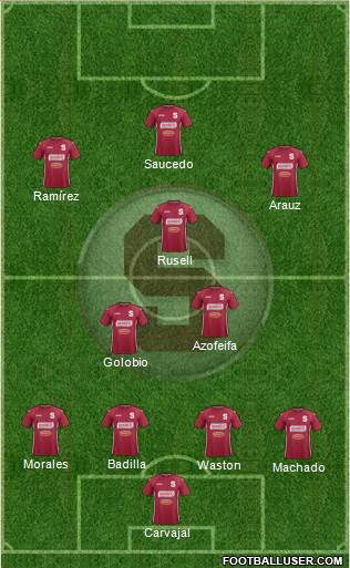 CD Saprissa Formation 2014