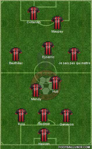 OGC Nice Côte d'Azur Formation 2014