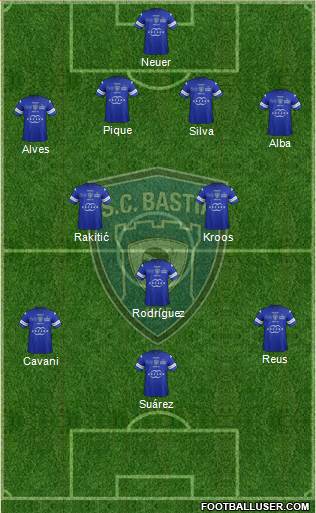 Sporting Club Bastia Formation 2014