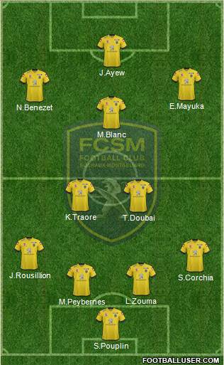 FC Sochaux-Montbéliard Formation 2014