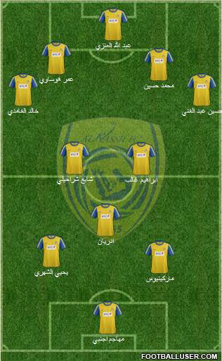 Al-Nassr (KSA) Formation 2014