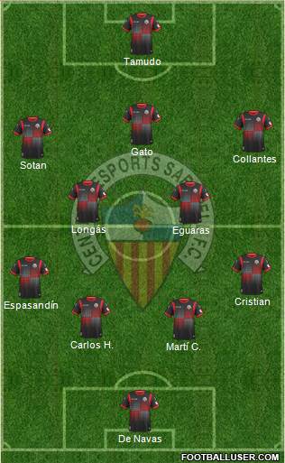 C.E. Sabadell Formation 2014