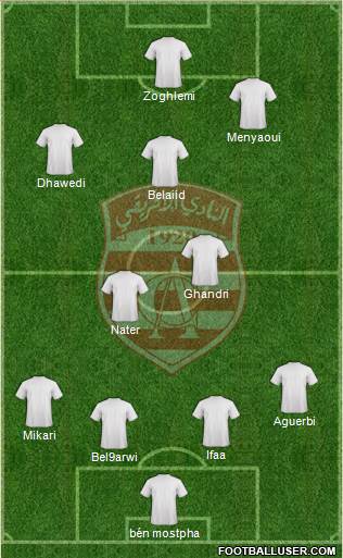 Club Africain Tunis Formation 2014