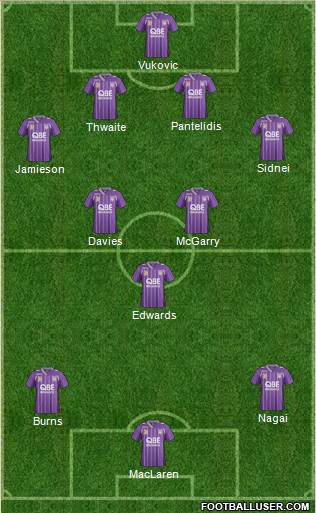 Perth Glory Formation 2014