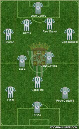 Córdoba C.F., S.A.D. Formation 2014