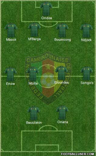 Cameroon Formation 2014