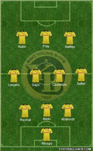 BSC Young Boys Formation 2014